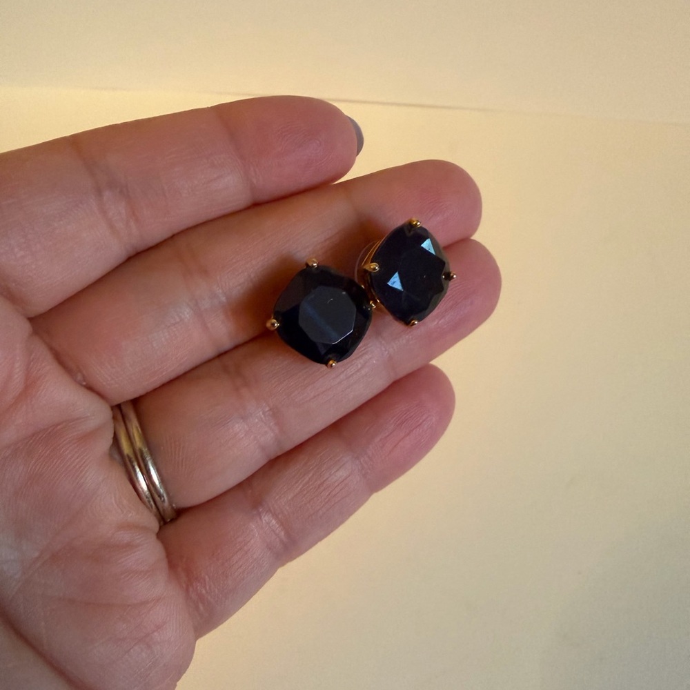 Kate Spade Navy Stone Stud Earrings